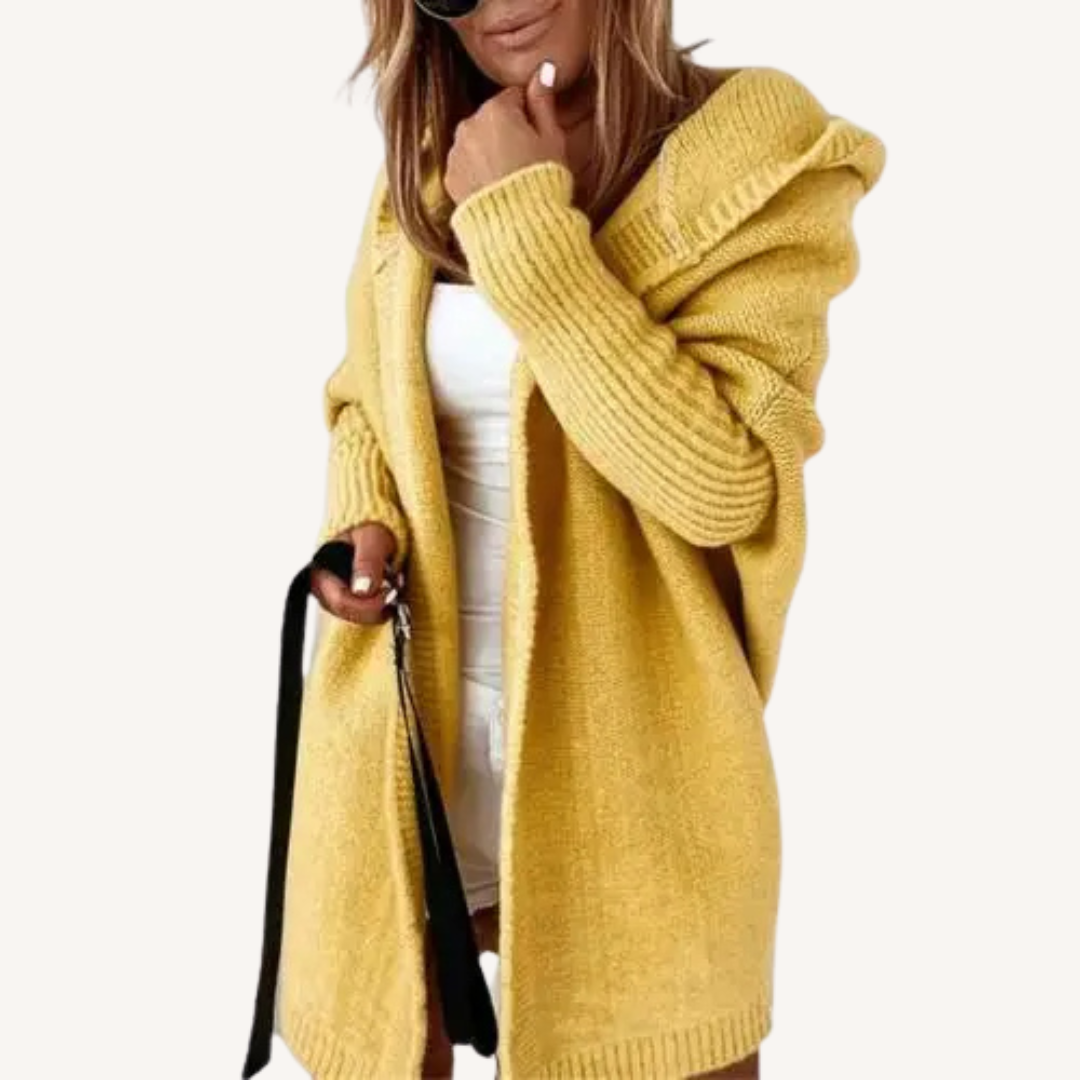 AZOTH - PAIGE HOODED CARDIGAN