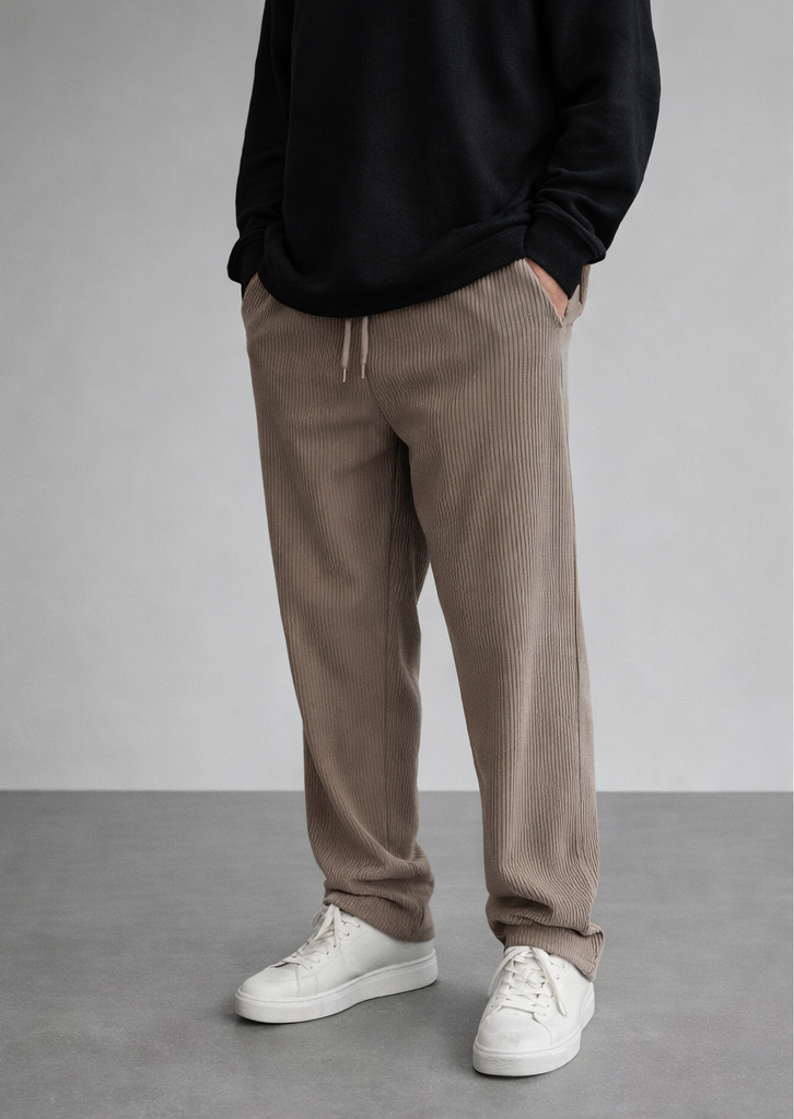 AZOTH – Gastón Ribbed Relaxed Pants