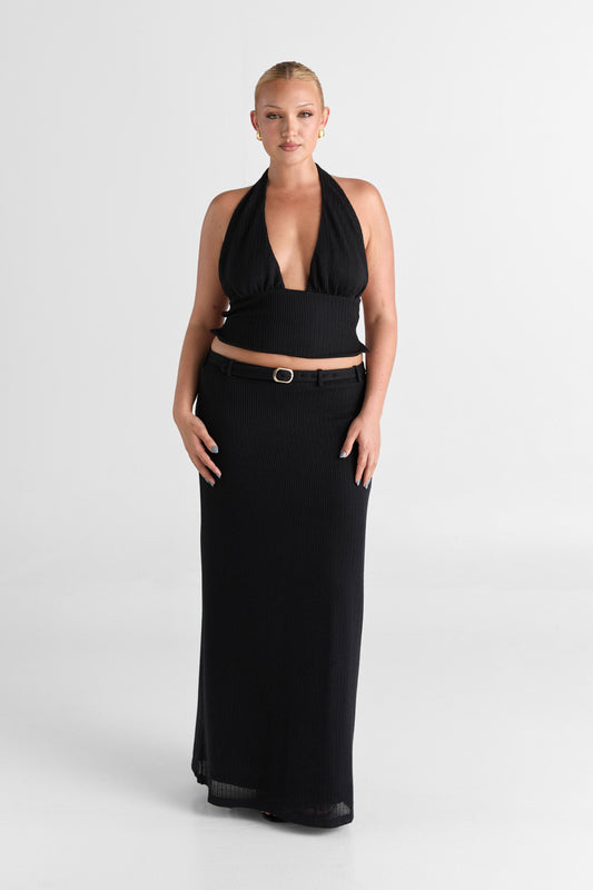 Haven Maxi Skirt Black