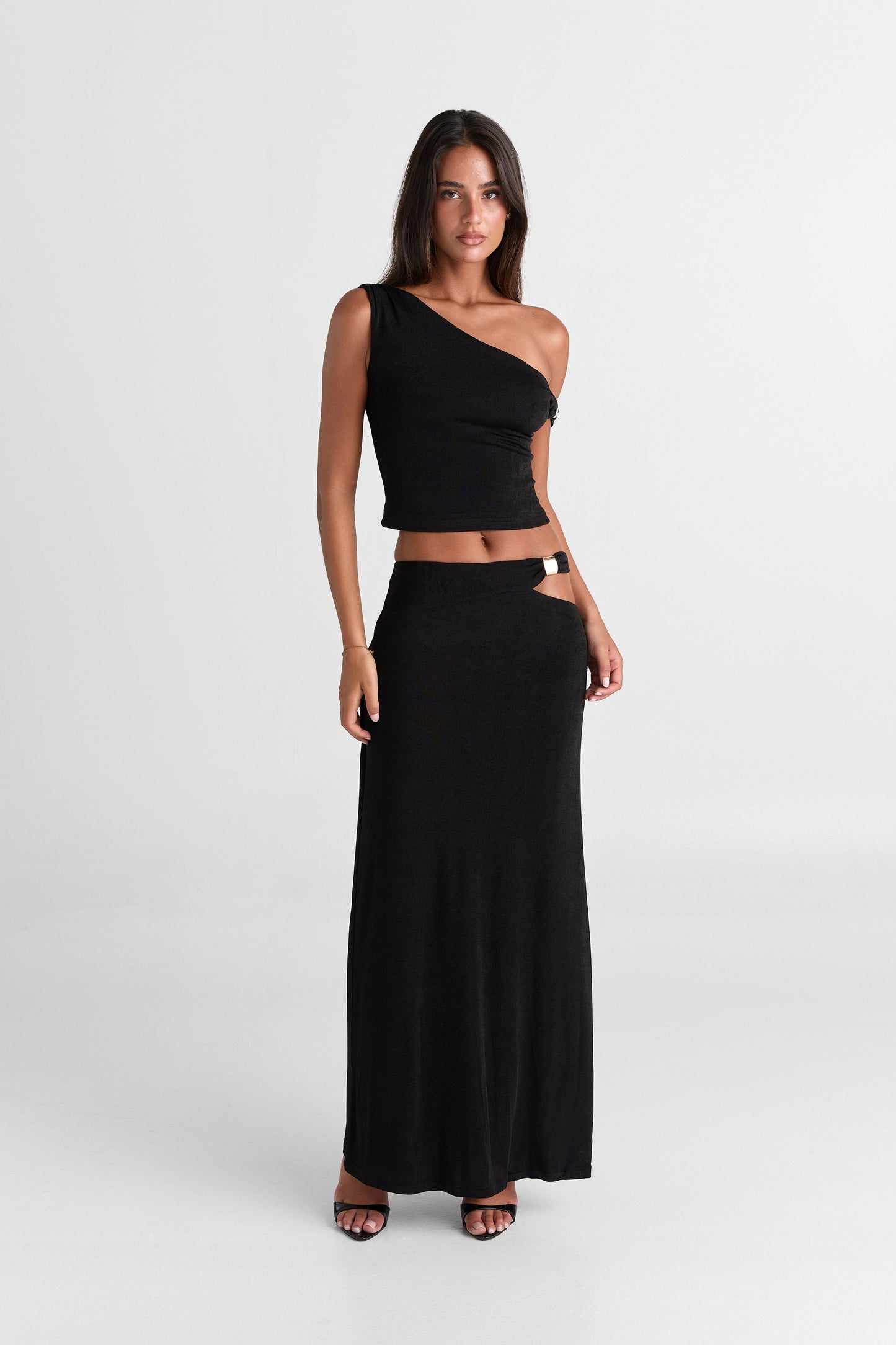 Lilah Maxi Skirt Black