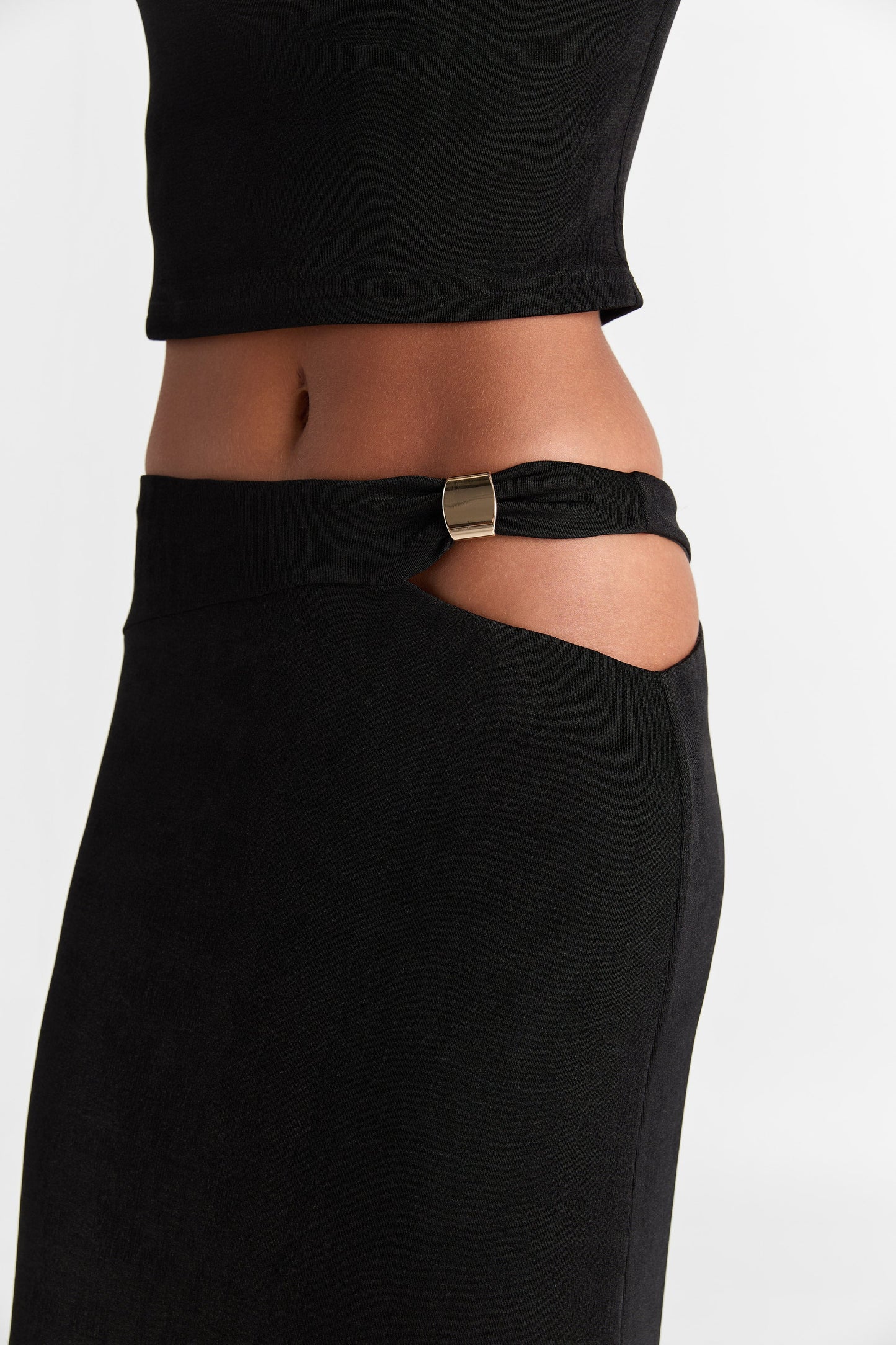 Lilah Maxi Skirt Black
