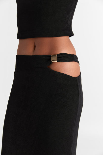 Lilah Maxi Skirt Black