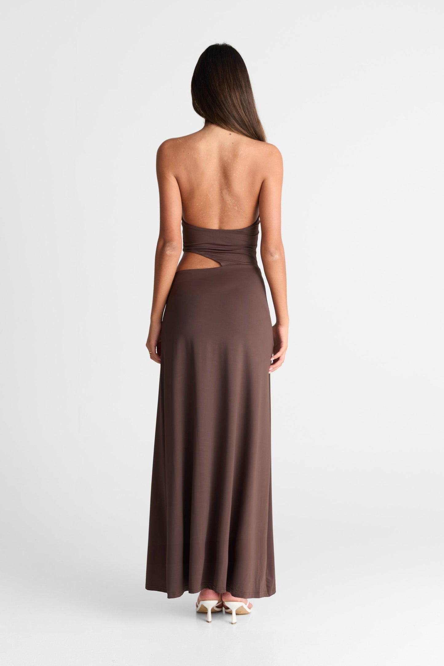 Aurora Maxi Dress Chocolate