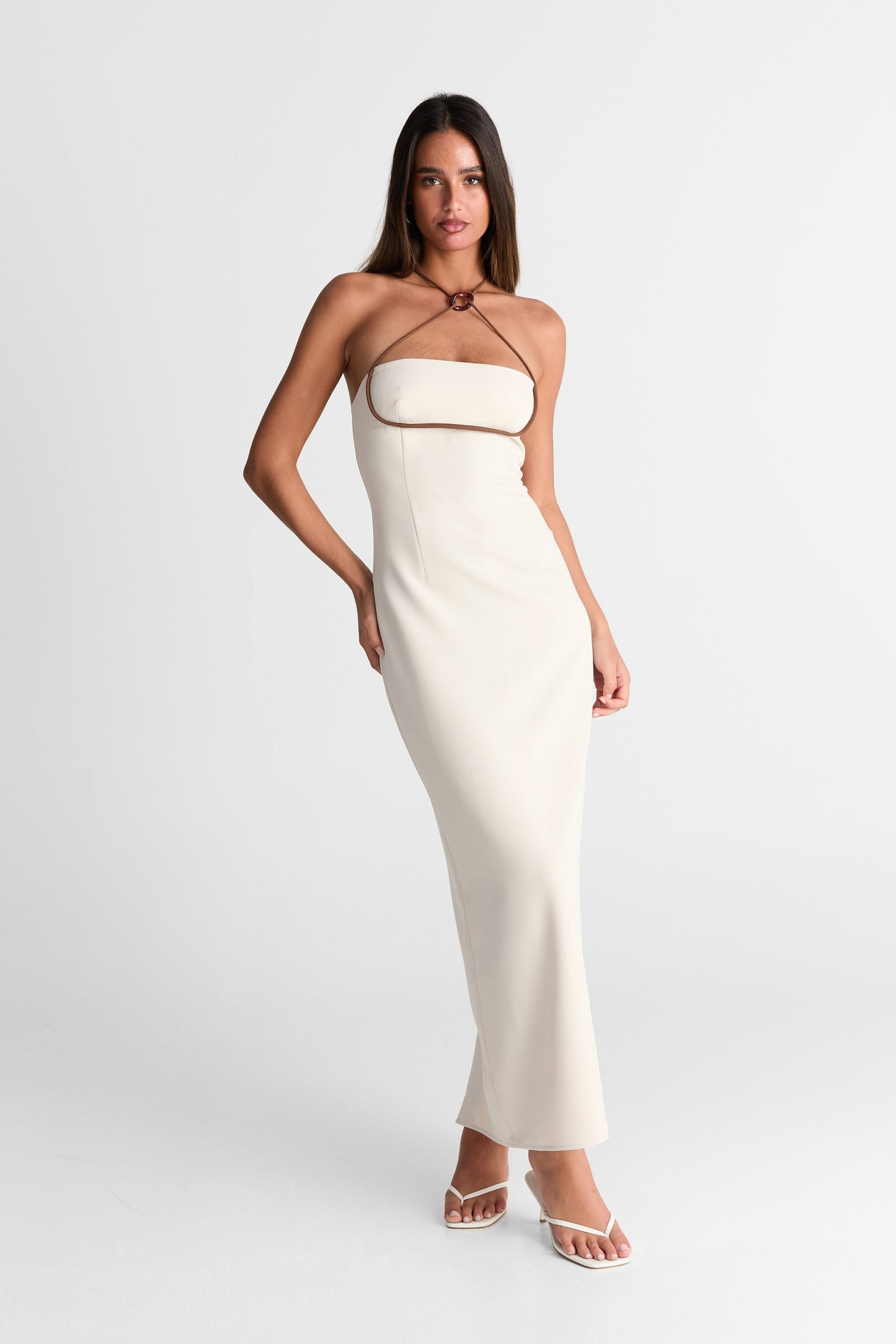 Rosalie Maxi Dress Almond