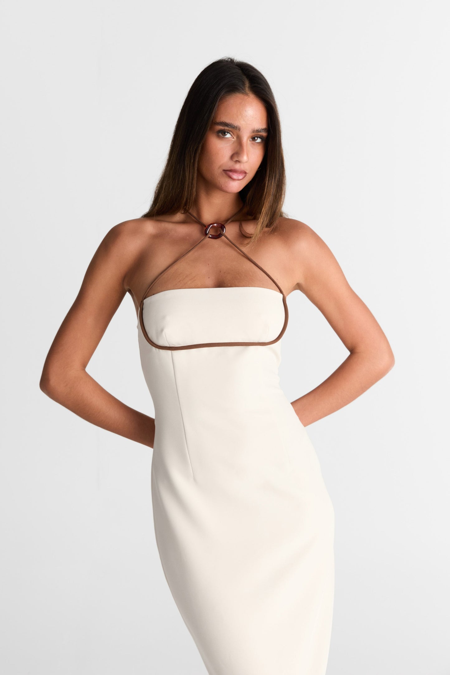 Rosalie Maxi Dress Almond