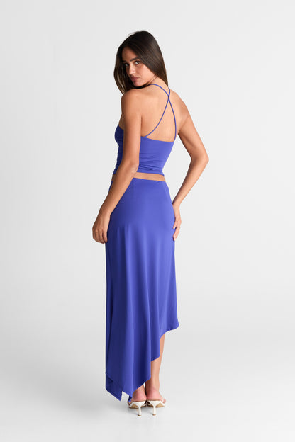 Lyra Maxi Skirt Cobalt