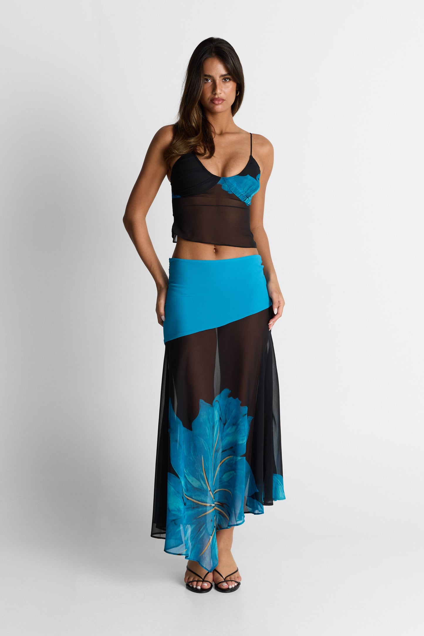 Raya Maxi Skirt Print