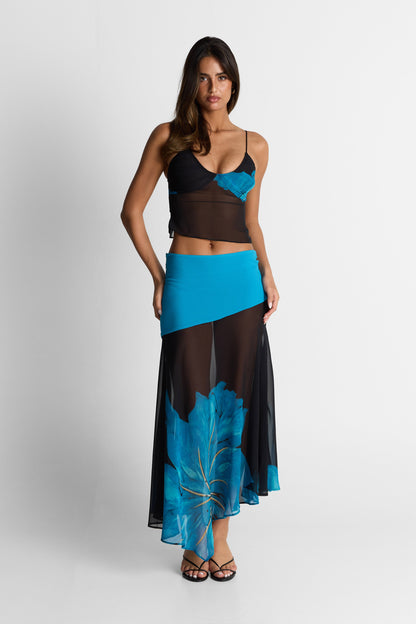 Raya Maxi Skirt Print