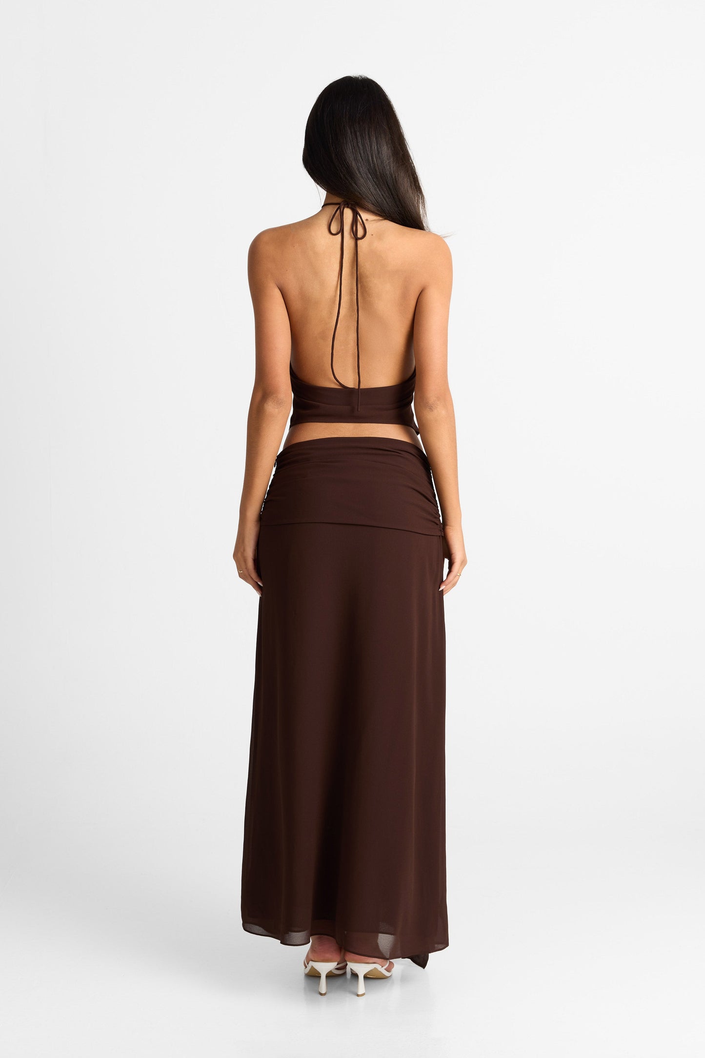Nova Maxi Skirt Chocolate