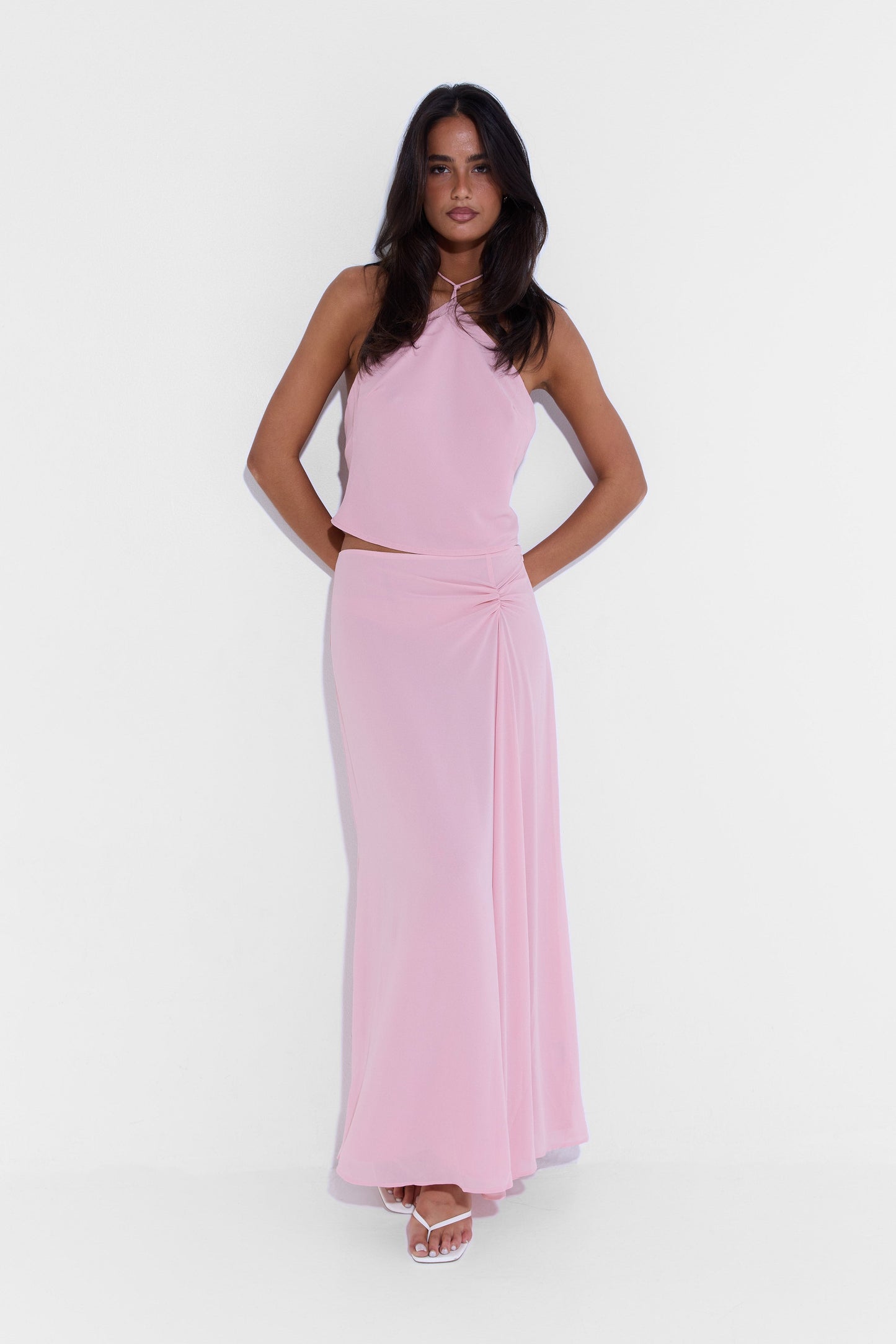Seraphina Maxi Skirt Pink