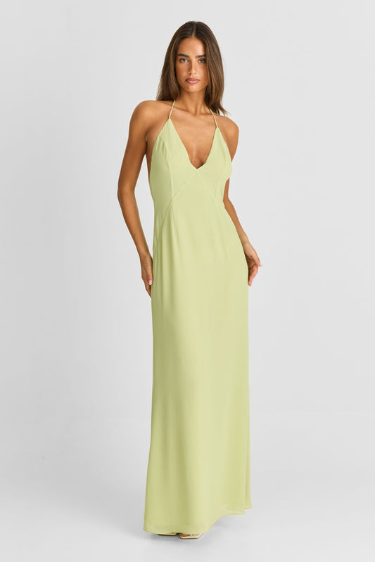 Elara Maxi Dress Apple