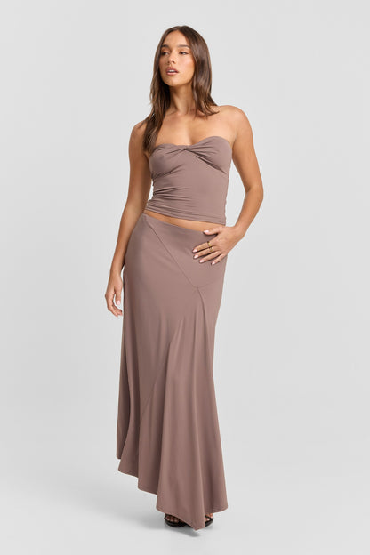 Lucinda Midi Skirt Mushroom