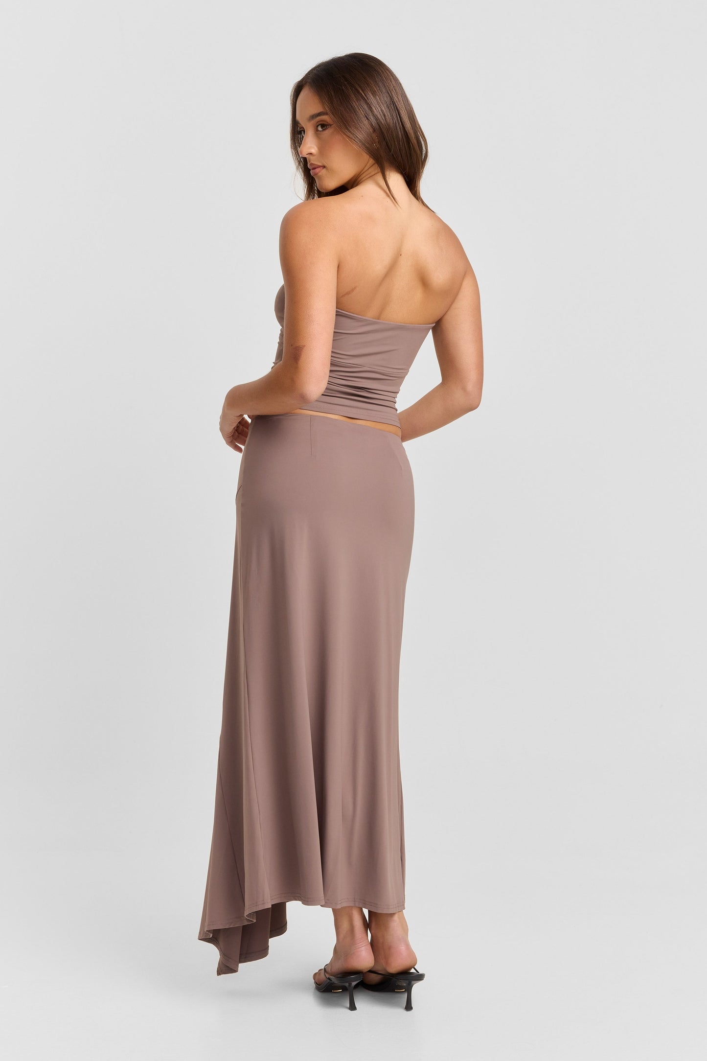 Lucinda Midi Skirt Mushroom