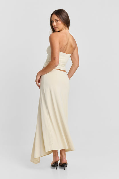 Lucinda Midi Skirt Off White