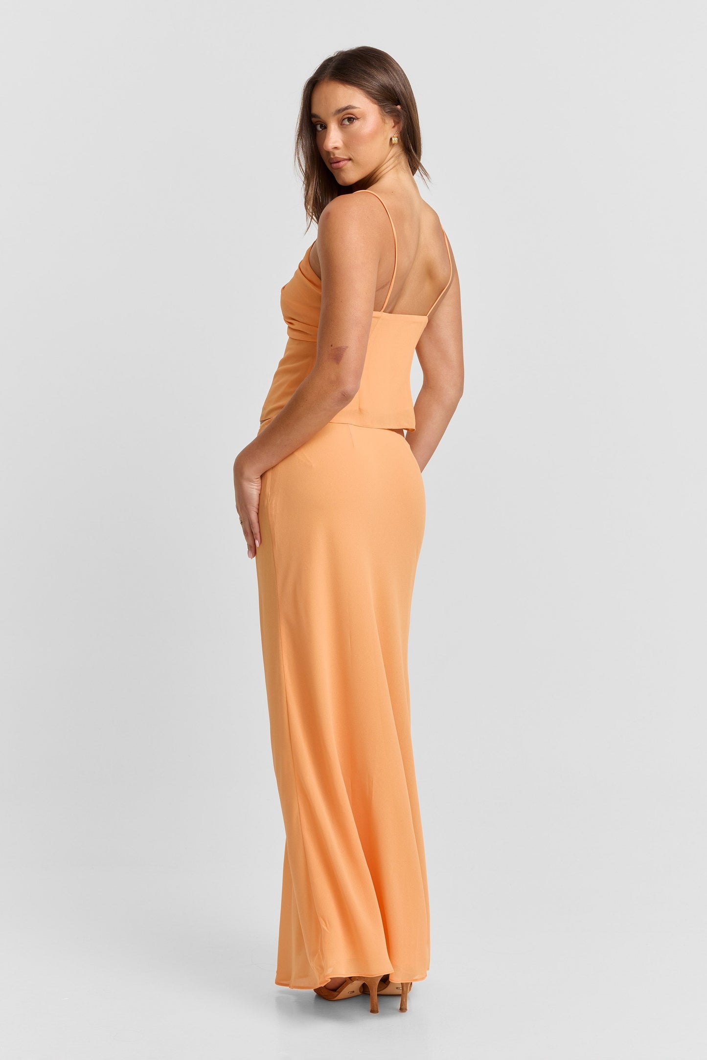 Juniper Maxi Skirt Tangerine