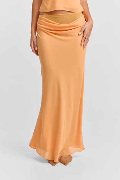 Juniper Maxi Skirt Tangerine