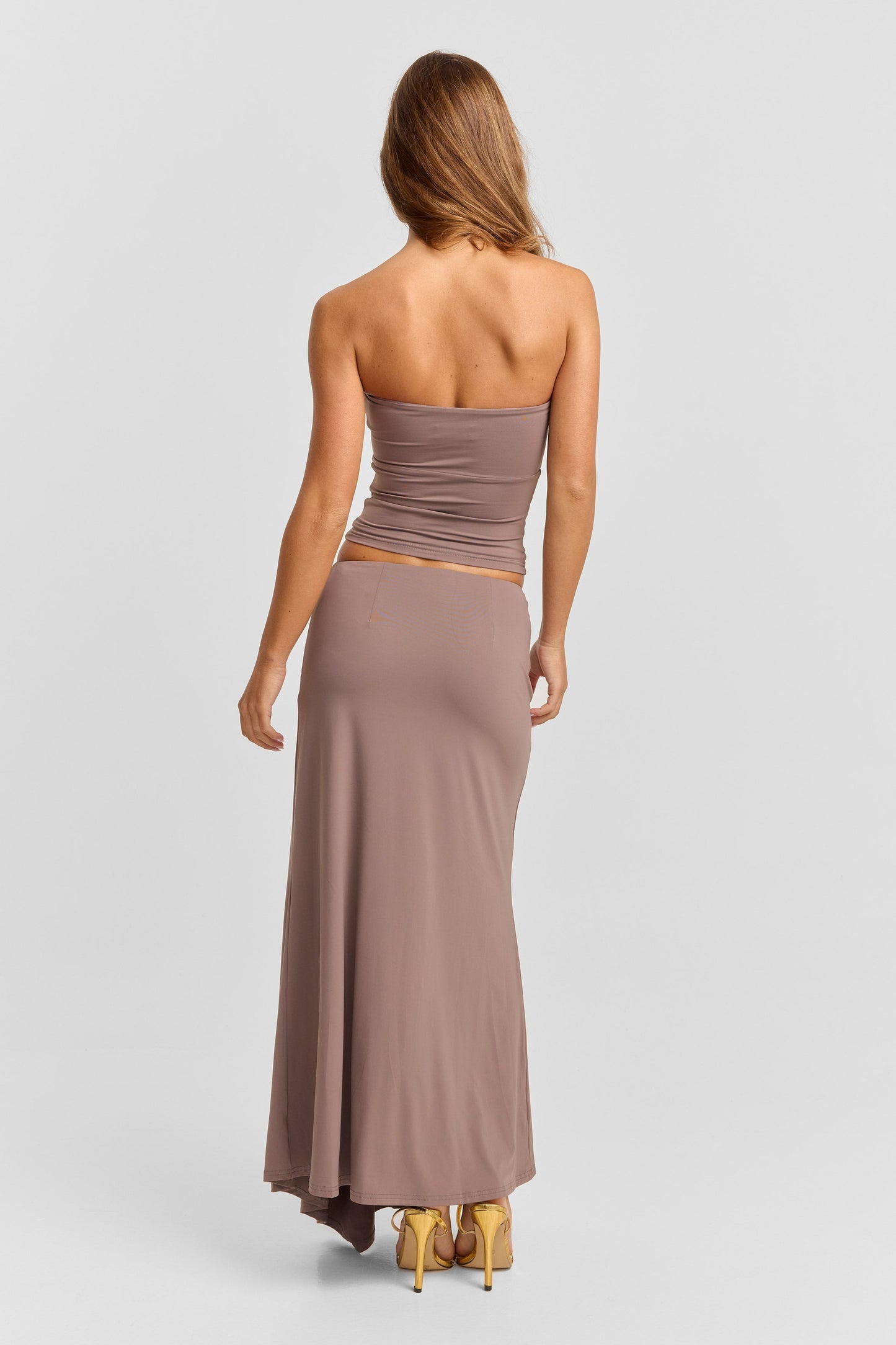 Lucinda Midi Skirt Mushroom