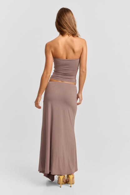 Lucinda Midi Skirt Mushroom