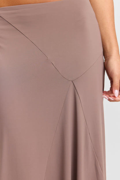 Lucinda Midi Skirt Mushroom