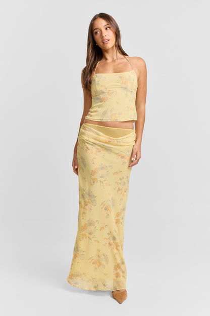Juniper Maxi Skirt Yellow