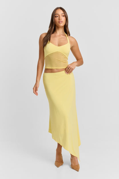 Lyra Maxi Skirt Yellow