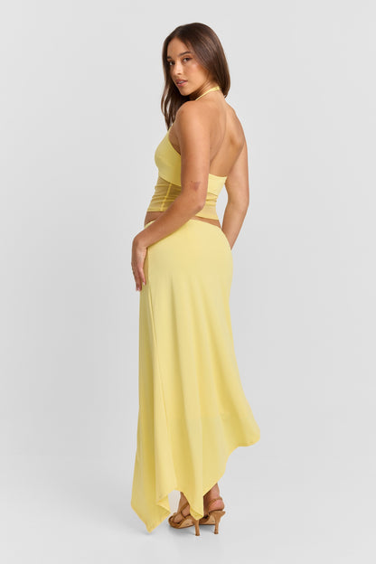 Lyra Maxi Skirt Yellow