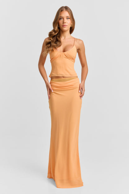 Juniper Maxi Skirt Tangerine
