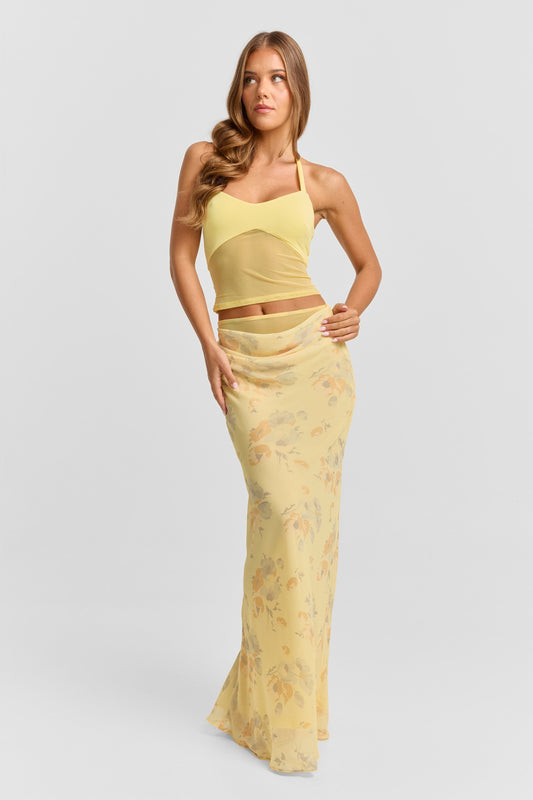 Juniper Maxi Skirt Yellow