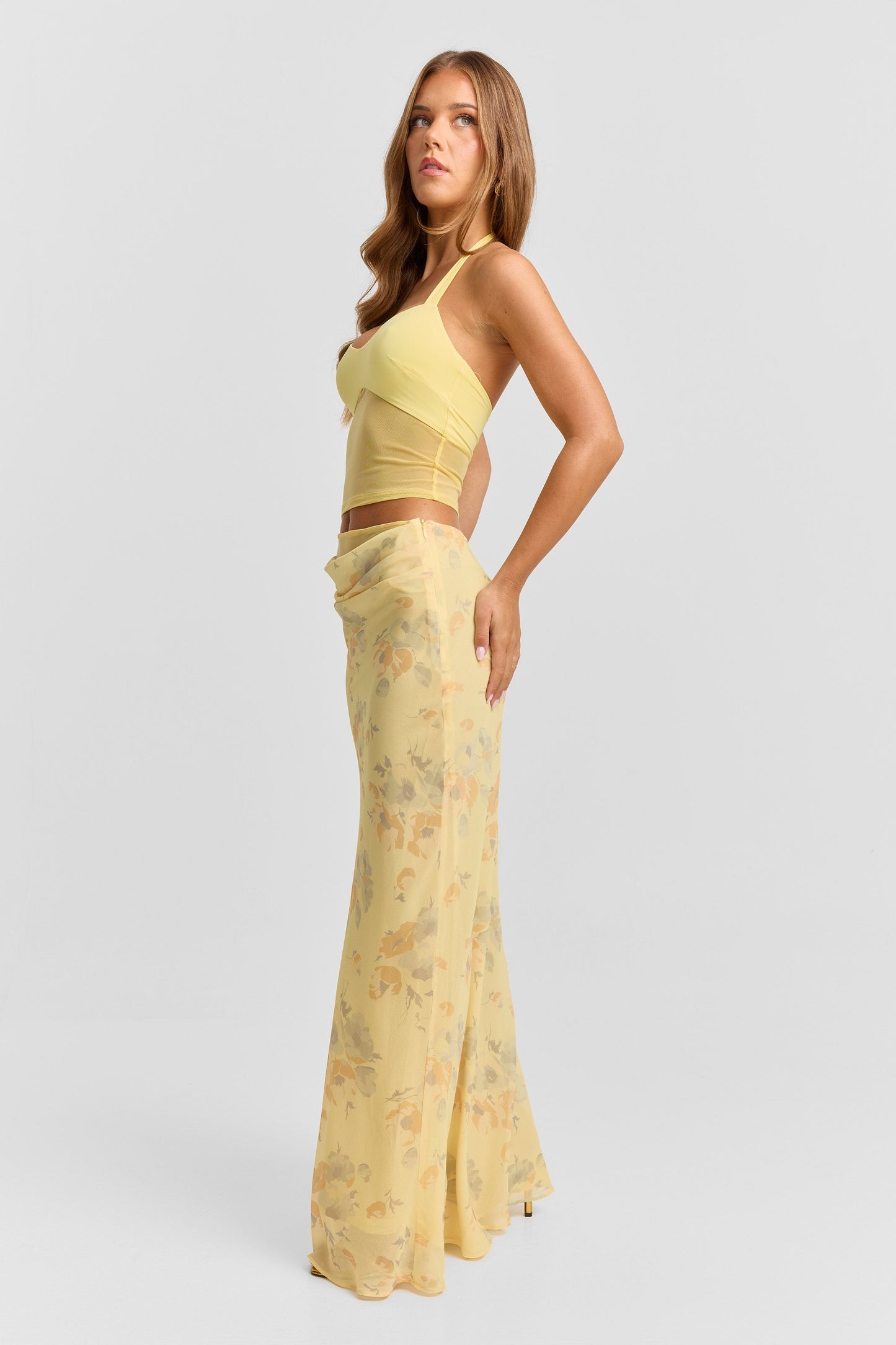 Juniper Maxi Skirt Yellow