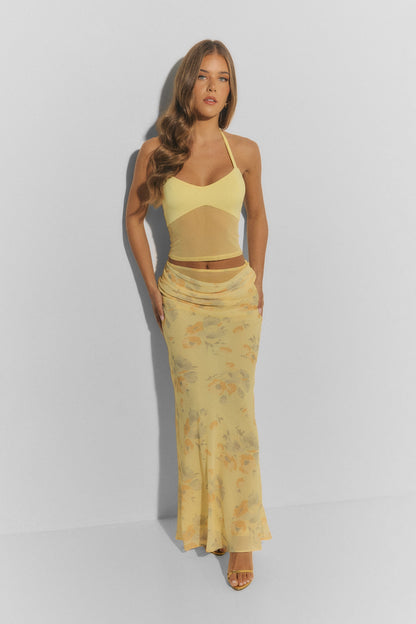 Juniper Maxi Skirt Yellow