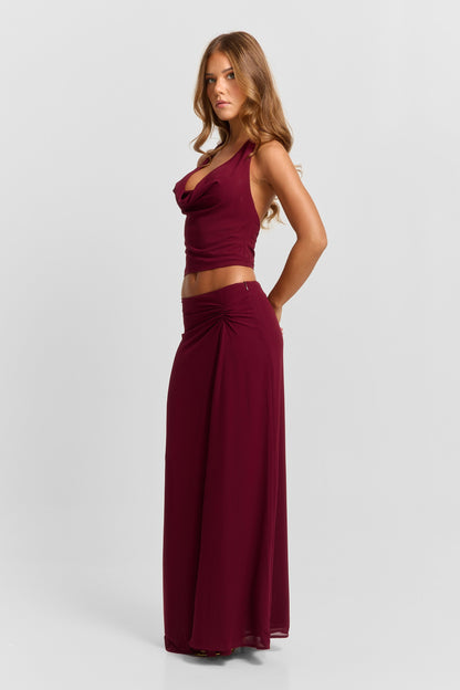 Seraphina Maxi Skirt Red
