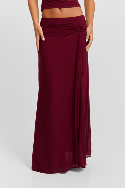 Seraphina Maxi Skirt Red