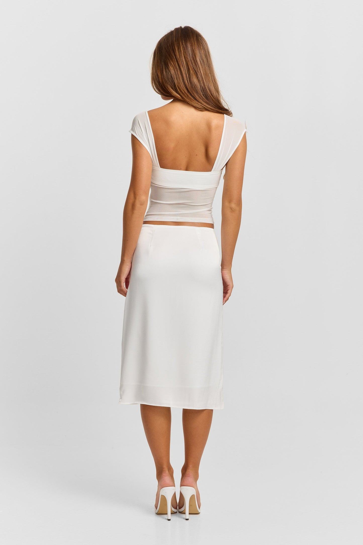 Anastasia Skirt White