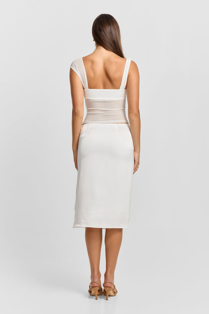 Anastasia Skirt White