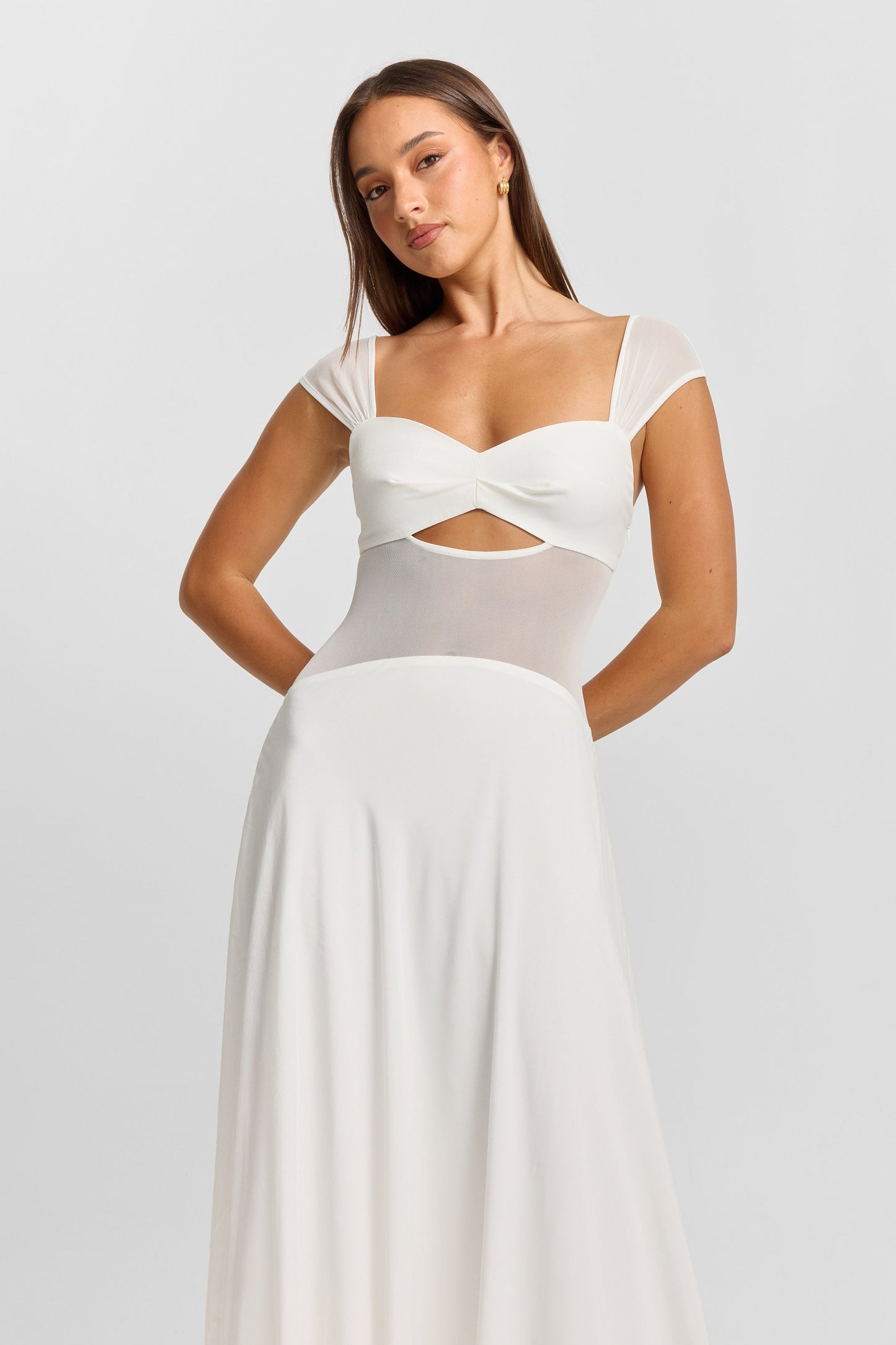 Anastasia Maxi Dress White