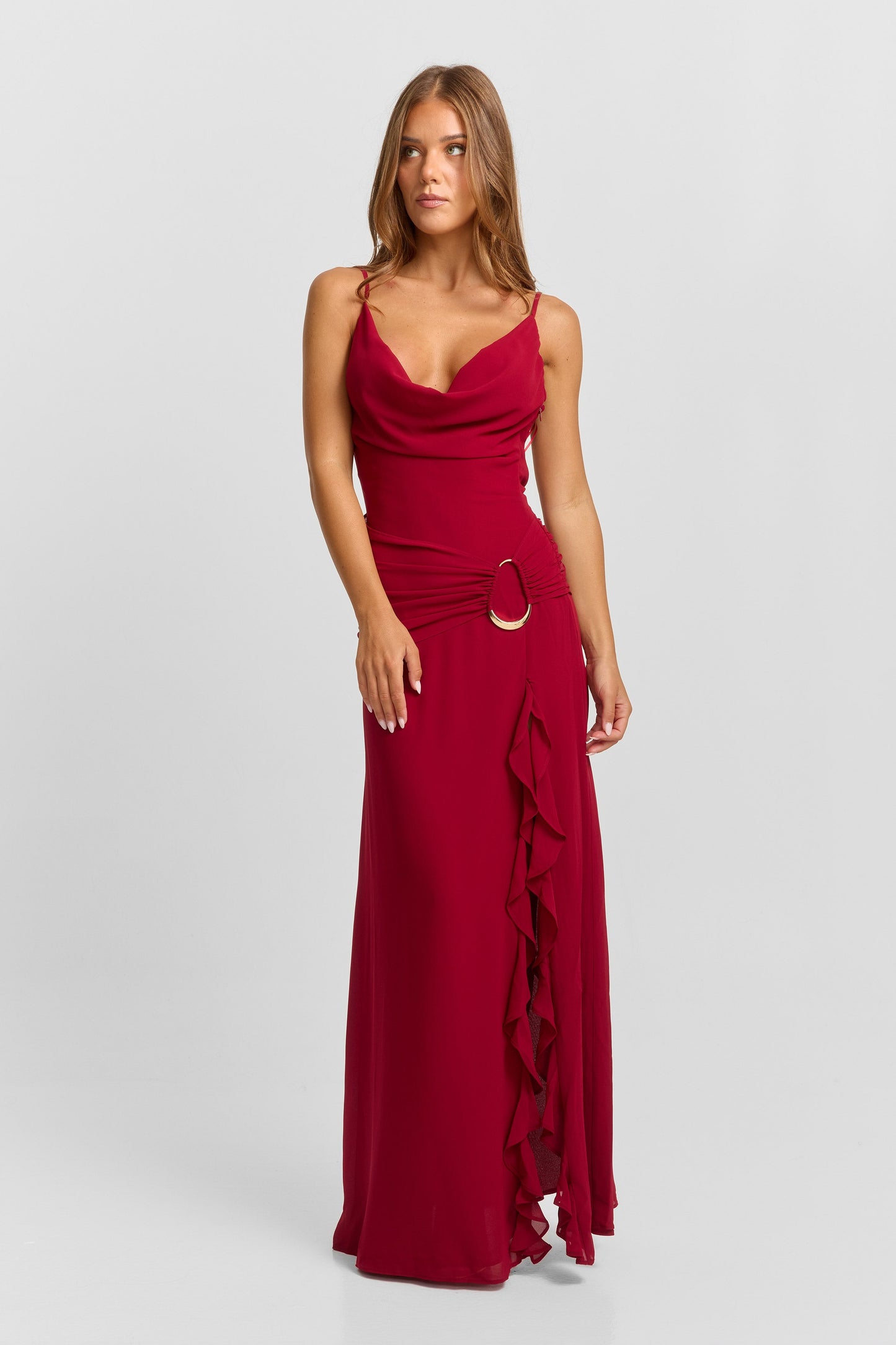 Odette Maxi Dress Red