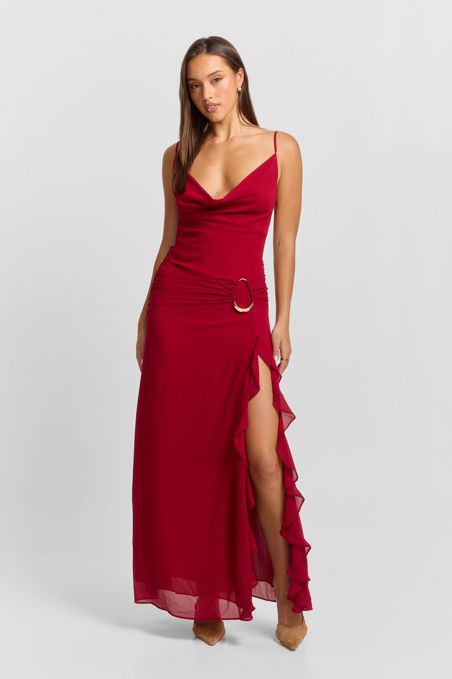 Odette Maxi Dress Red