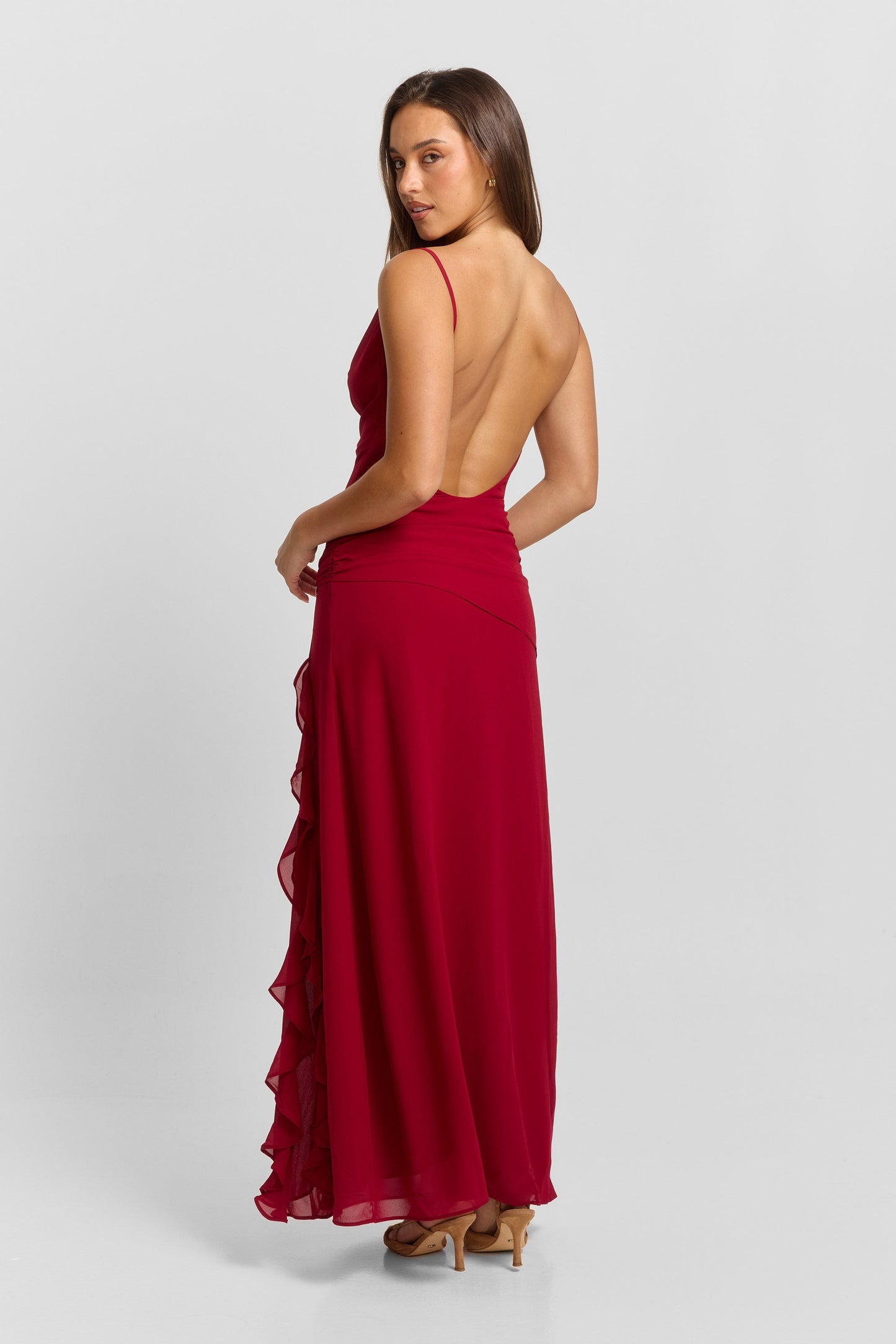 Odette Maxi Dress Red