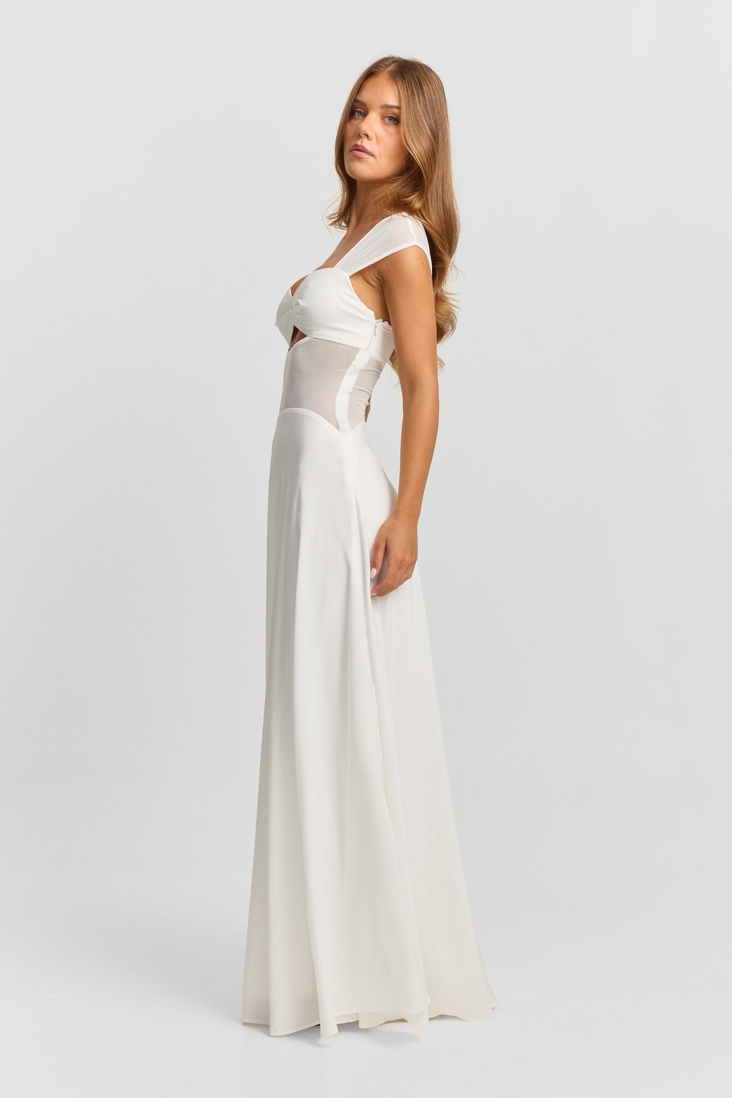 Anastasia Maxi Dress White