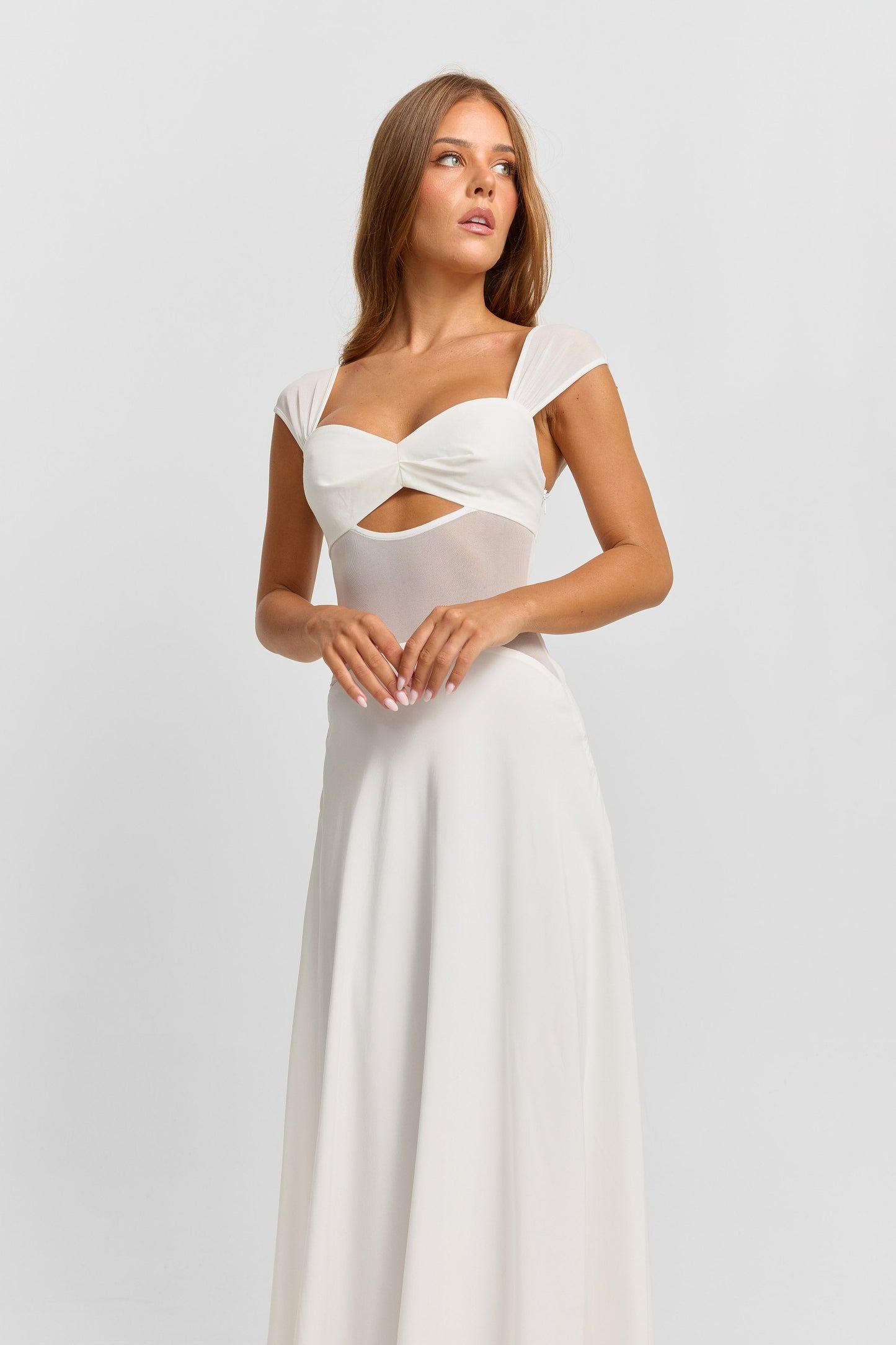 Anastasia Maxi Dress White