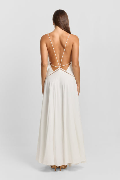 Posey Maxi Dress White