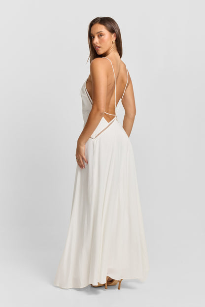 Posey Maxi Dress White