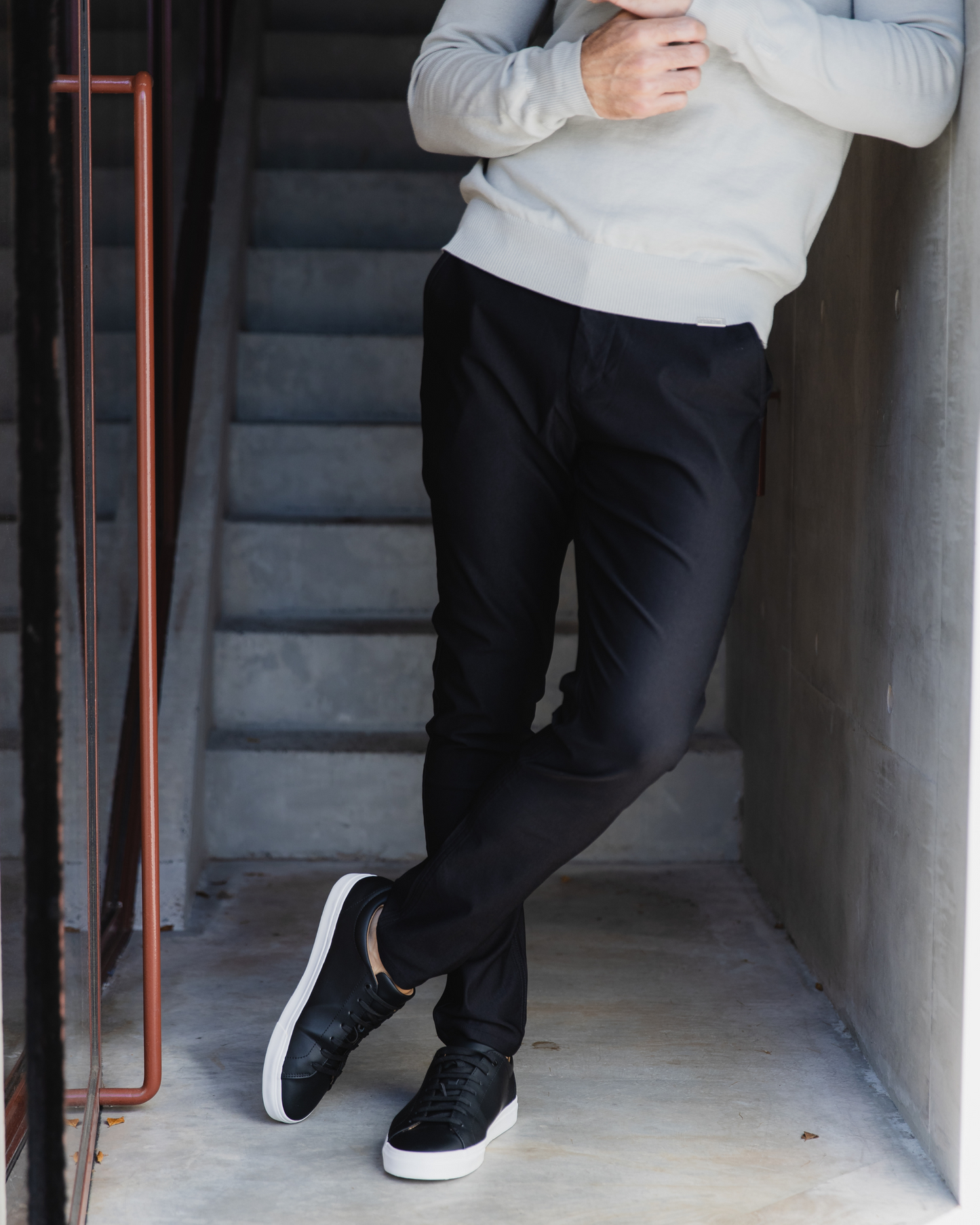 AZOTH - BLACK SLIM FIT CHINO