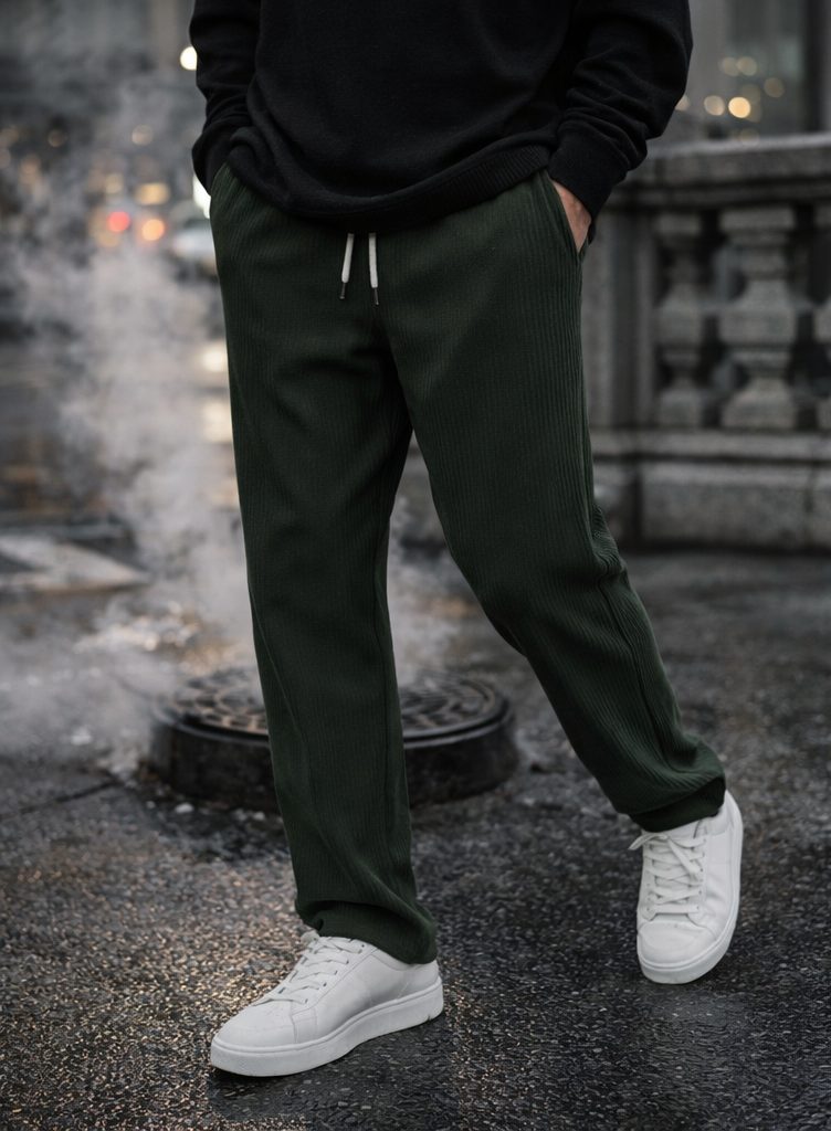 AZOTH – Gastón Ribbed Relaxed Pants