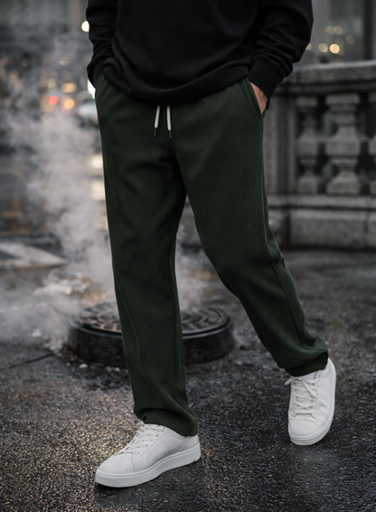 AZOTH – Gastón Ribbed Relaxed Pants