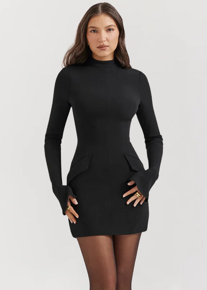 AZOTH - LAYLA | MINIVESTIDO BODYCON DE PUNTO