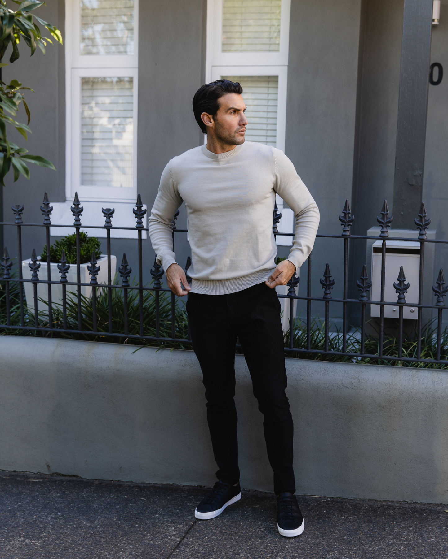 AZOTH - BLACK SLIM FIT CHINO