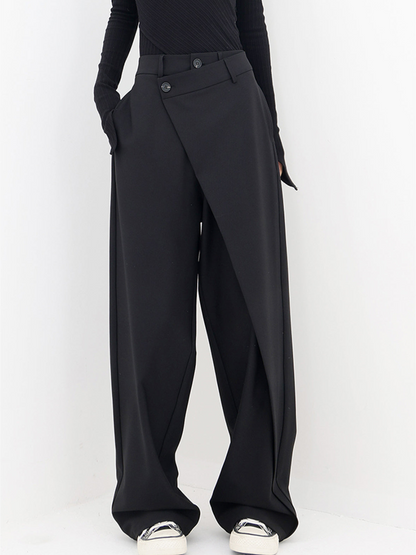 AZOTH - ASYMMETRIC BAGGY PANTALON