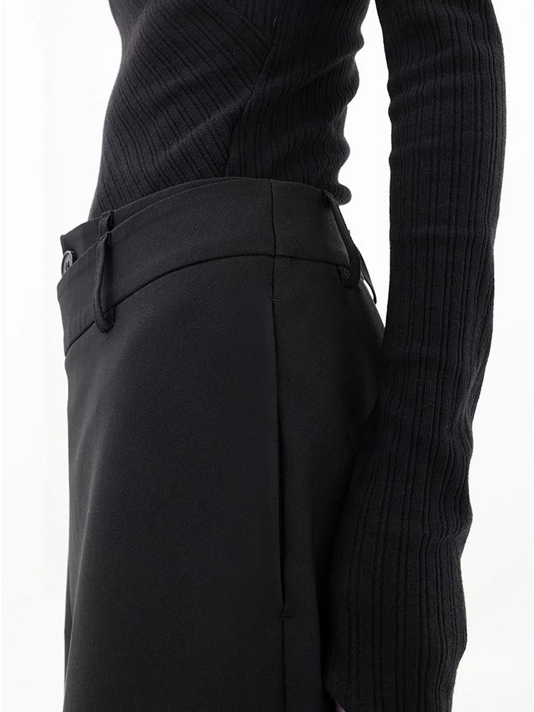 AZOTH - ASYMMETRIC BAGGY PANTALON