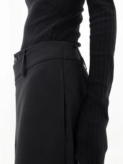 AZOTH - ASYMMETRIC BAGGY PANTALON